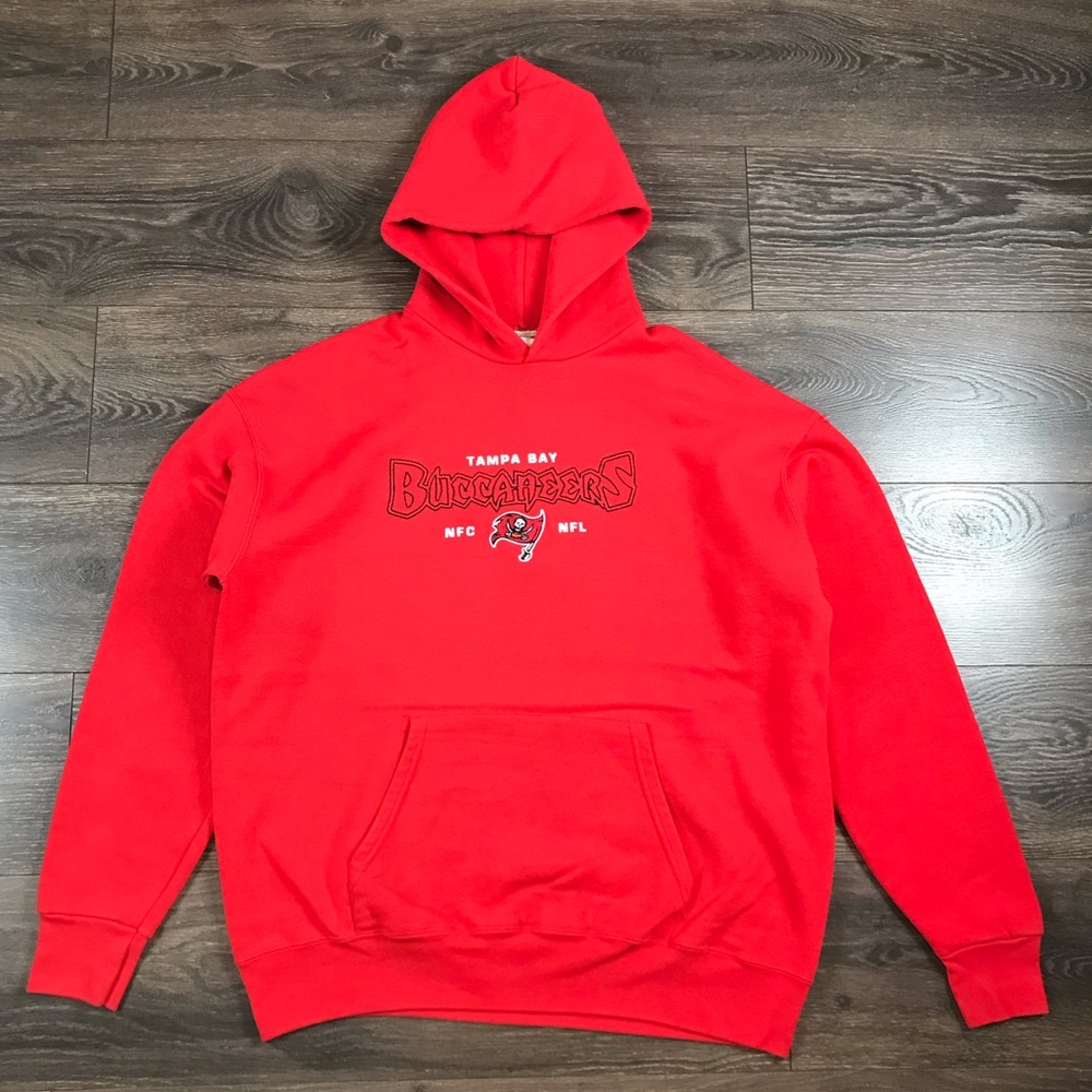 Lee Sport NFL Tampa Bay Buccaneers Mens Vintage 90’s Football Sports Team Hoodie
